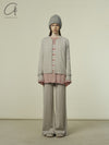 SWAYING 25 Spring/Summer Flared Wool Trousers SW-SW25PS3B12-MITUO Beige SW25PS3B12